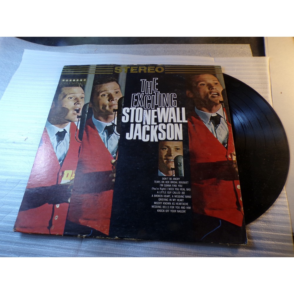 Stonewall Jackson The Exciting Stonewall Jackson Vinyl LP Harmony HS 11187